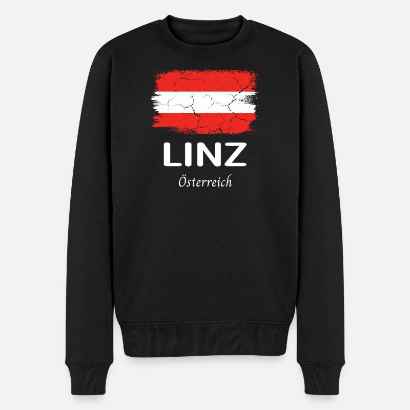 Linz - Pull Premium bio Homme - noir
