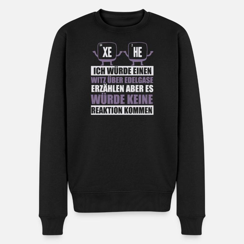 Whiskey Spruch Whiskeytrinker Whiskeyliebhaber - Männer Premium Bio Pullover - Schwarz
