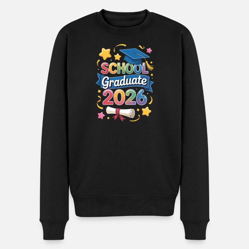 Diplômé de l’école 2026 Design - Pull Premium bio Homme - noir