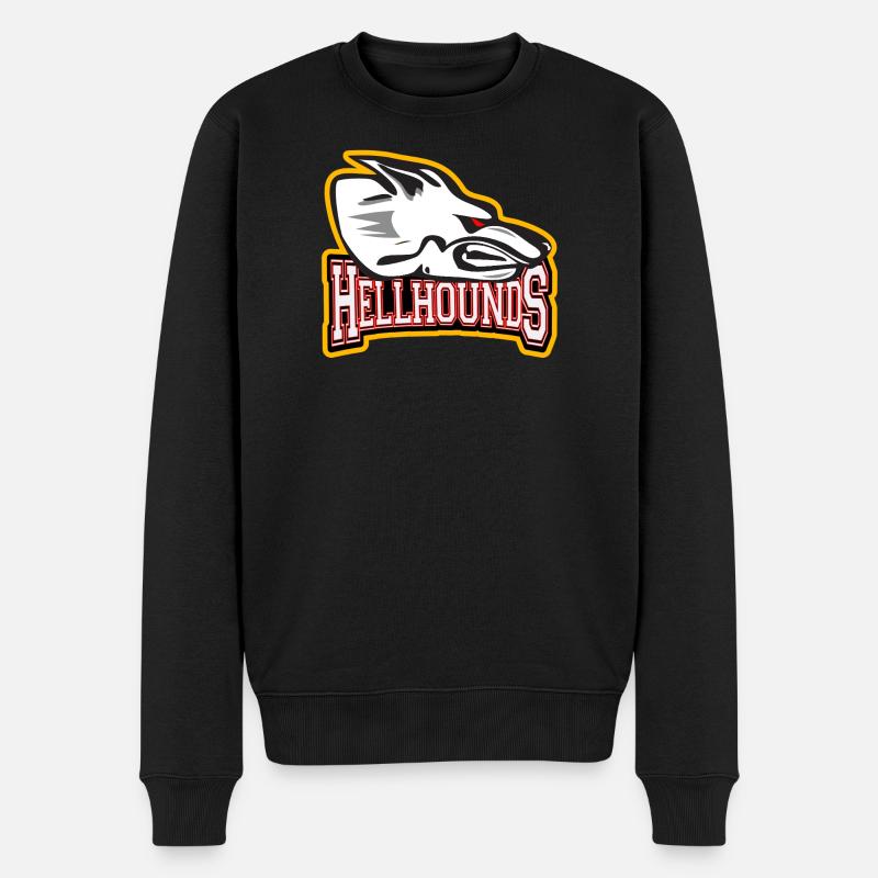 Hellhounds Logo - Pull Premium bio Homme - noir
