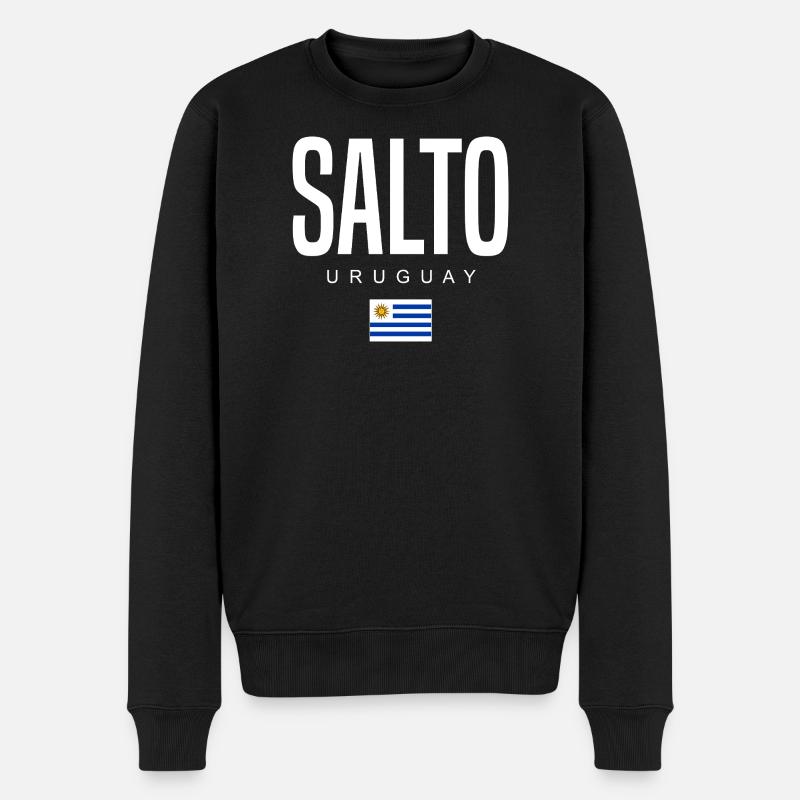 Salto Uruguay Uruguayen - Pull Premium bio Homme - noir