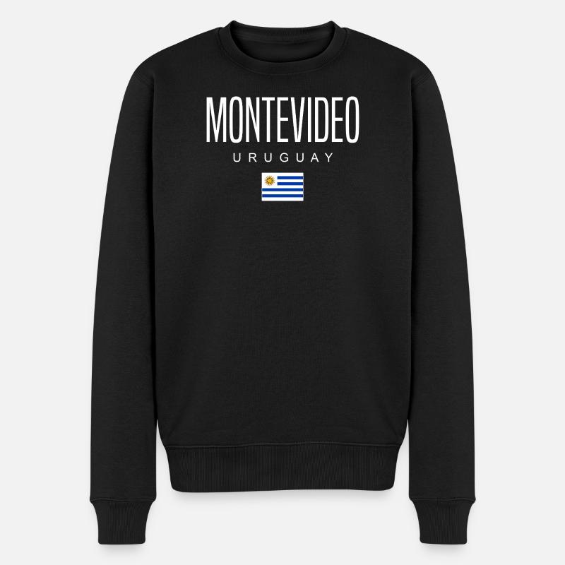 Montevideo Uruguay Uruguayens - Pull Premium bio Homme - noir