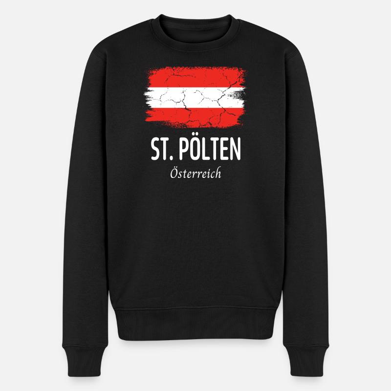Saint-Pölten - Pull Premium bio Homme - noir