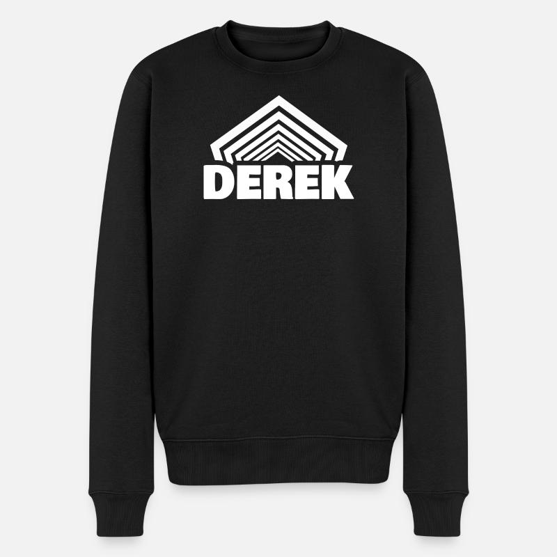 Geschenk für Derek - Männer Premium Bio Pullover - Schwarz