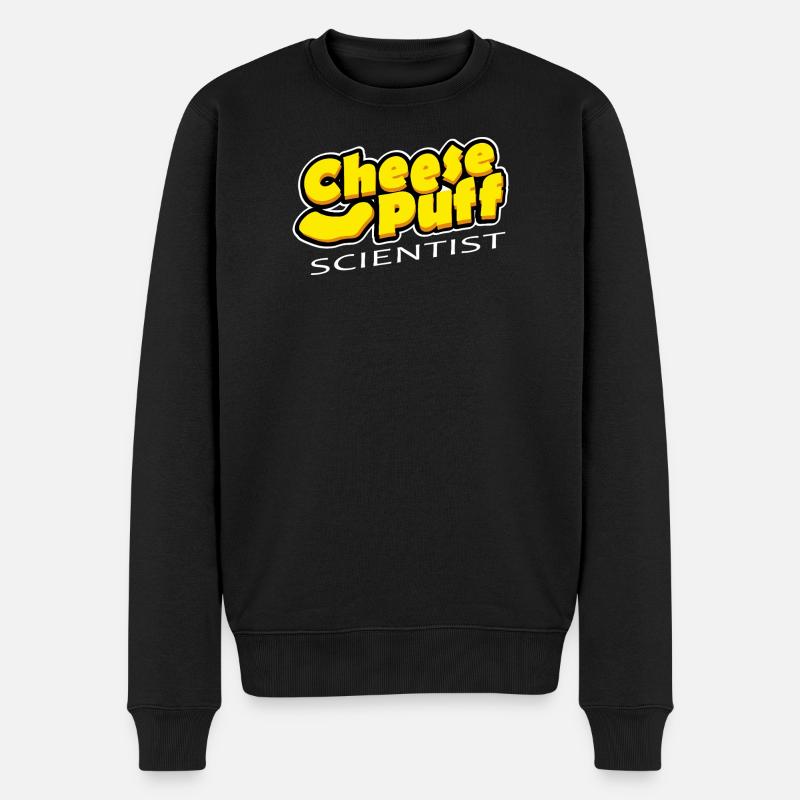 Scientiste Puff Fromage - Pull Premium bio Homme - noir