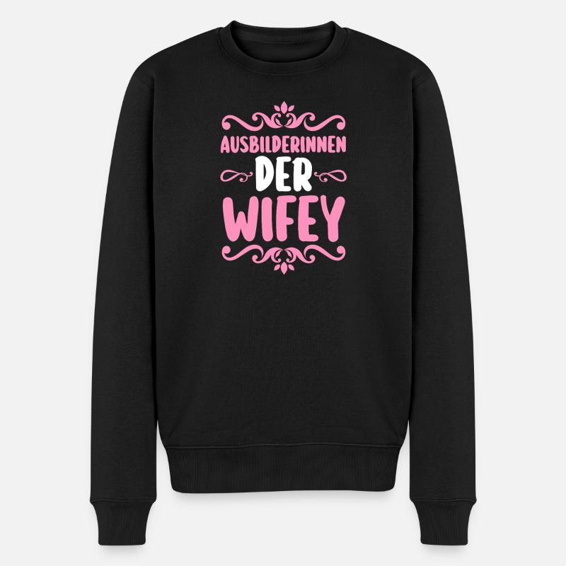 JGA Team Braut Junggesellinnenabschied - Männer Premium Bio Pullover - Schwarz