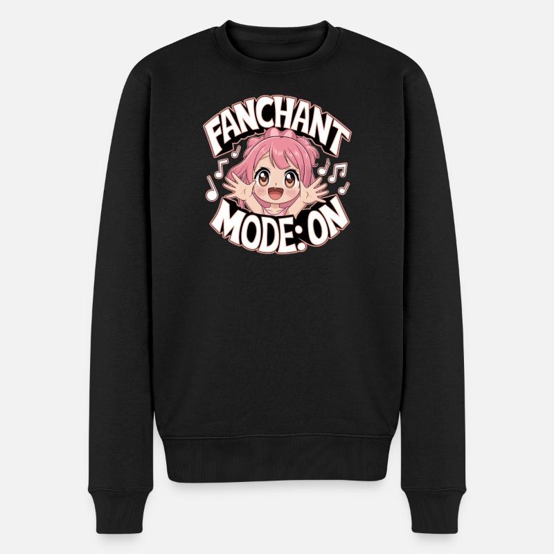 K-Pop Fanchant Korea Musik - Männer Premium Bio Pullover - Schwarz