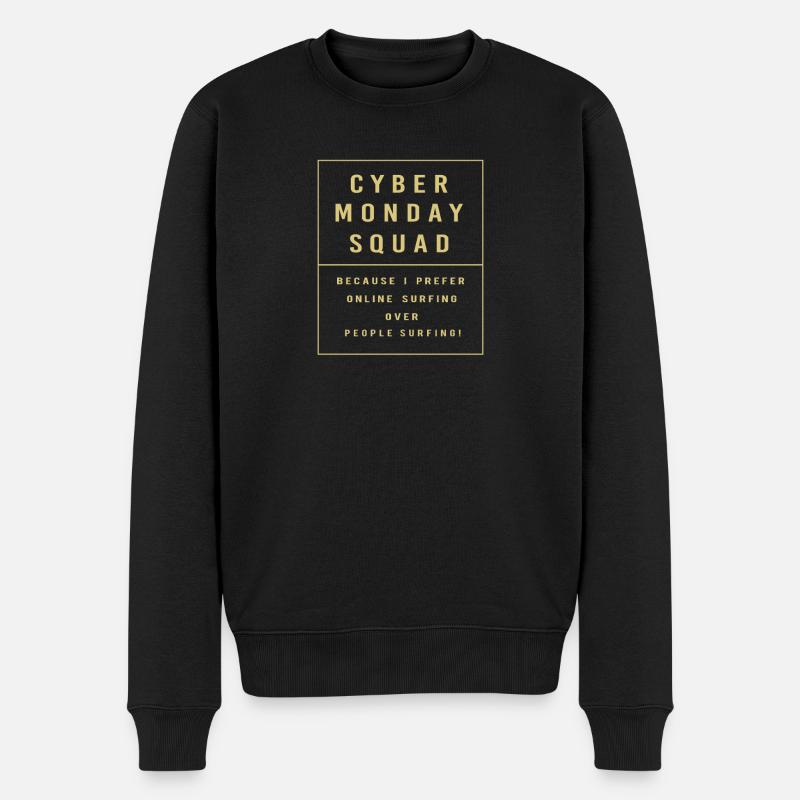 Virée shopping du Cyber Monday - Pull Premium bio Homme - noir