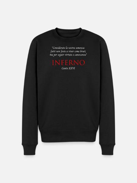 Inferno Canto XXVI Divine Commedy Considerate - Men's Premium Organic Jumper - black