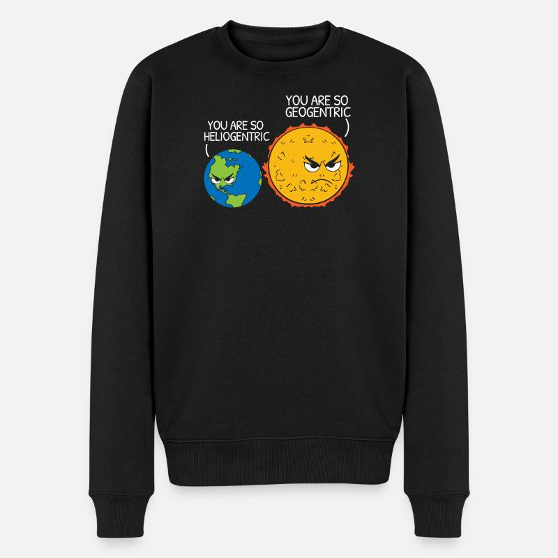 Astronomie Univers Terre Soleil Astronome - Pull Premium bio Homme - noir