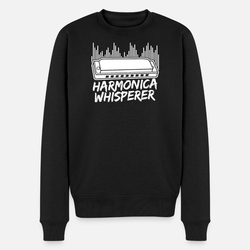 Harmonica Musican Whisperer Harmonica - Pull Premium bio Homme - noir