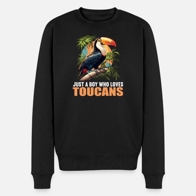 Toucans Toucan - Pull Premium bio Homme - noir