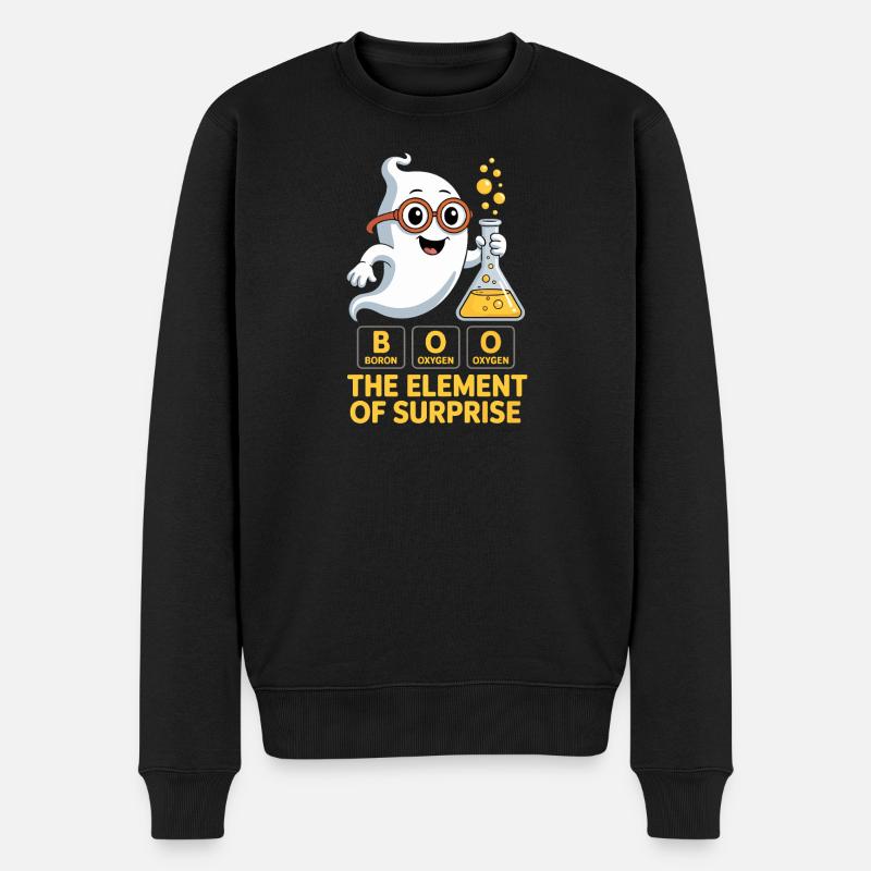 Halloween Chemistry Laboratory Humor - Männer Premium Bio Pullover - Schwarz