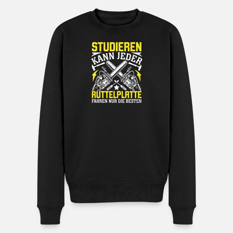 Tout le monde peut étudier - Pull Premium bio Homme - noir