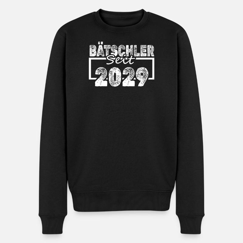 Single 2029 - Männer Premium Bio Pullover - Schwarz