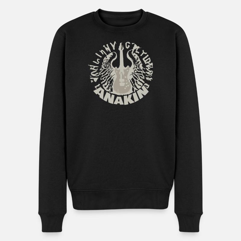 Guitare Anakin - Pull Premium bio Homme - noir