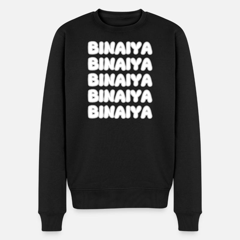 Escalade de Binaiya - Pull Premium bio Homme - noir