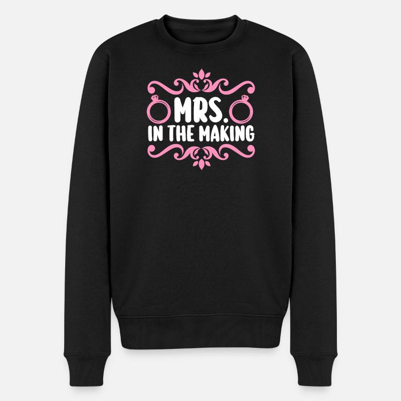 JGA Team Braut Junggesellinnenabschied - Männer Premium Bio Pullover - Schwarz