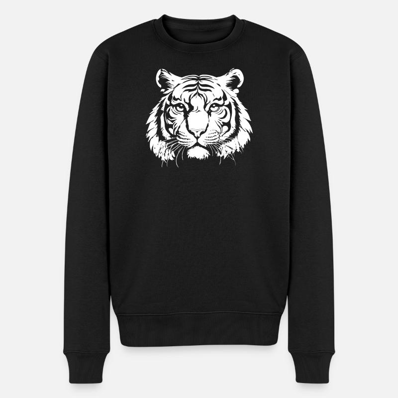 Tigre - Pull Premium bio Homme - noir