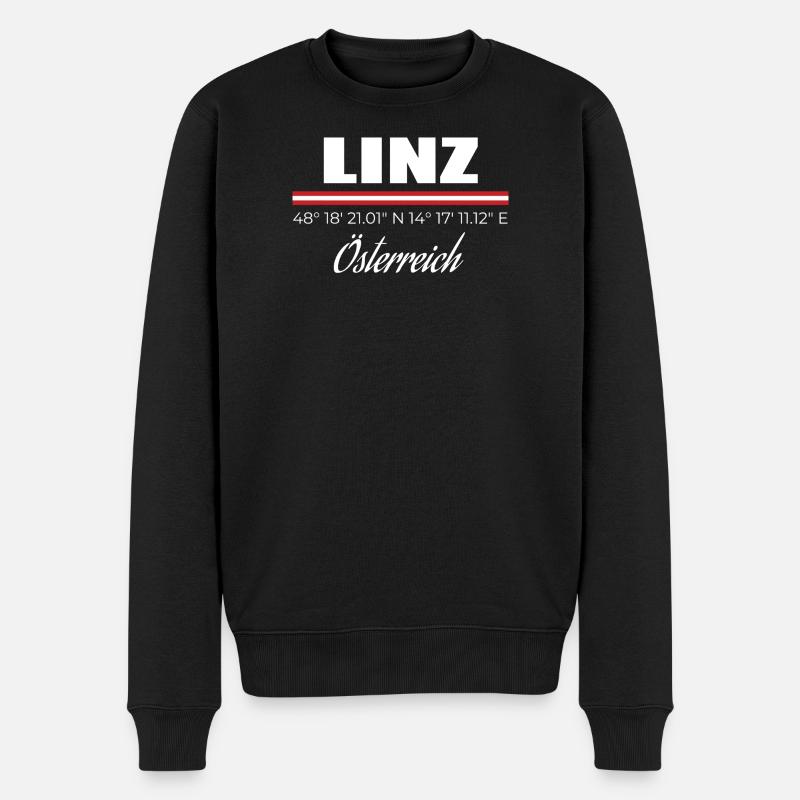 Linz - Pull Premium bio Homme - noir