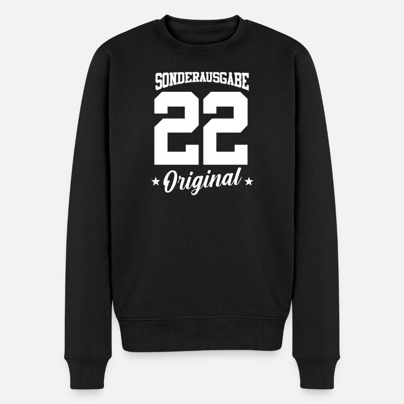 22 Anniversaire - Pull Premium bio Homme - noir