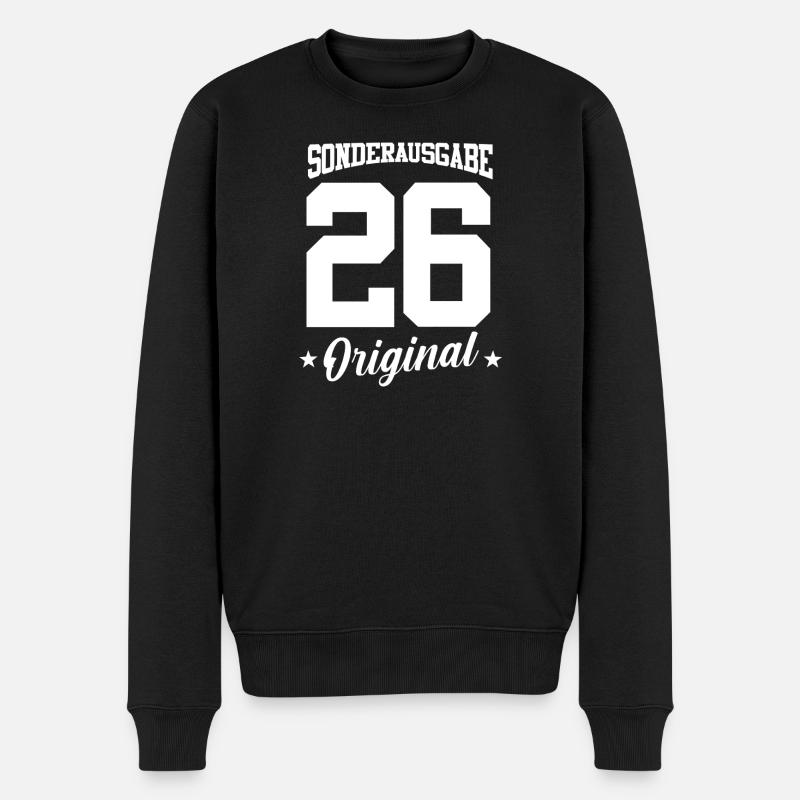 26 Anniversaire - Pull Premium bio Homme - noir