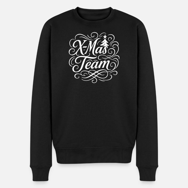 Équipe de Noël - Pull Premium bio Homme - noir