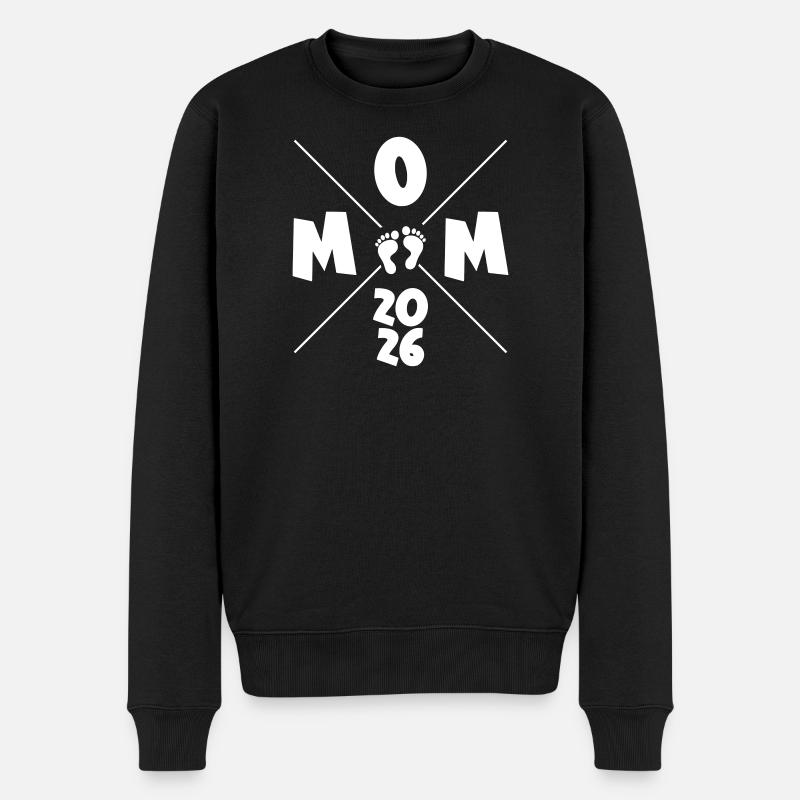 Maman 2026 - Pull Premium bio Homme - noir