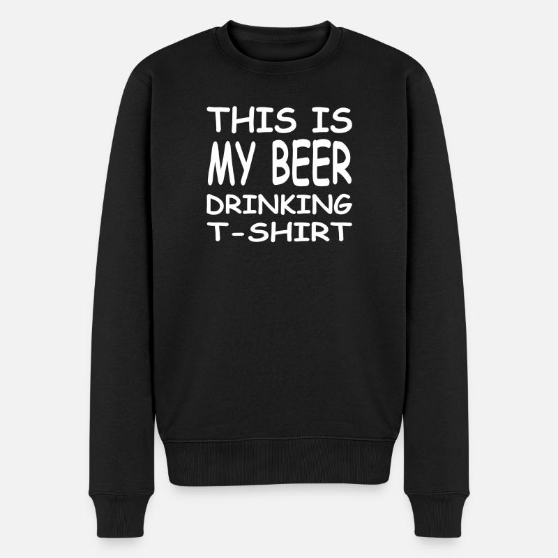 Bière - Pull Premium bio Homme - noir