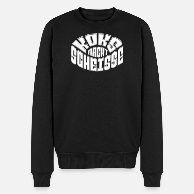 La cocaïne fait des trucs ! - Pull Premium bio Homme - noir