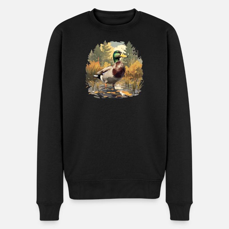 Canards Canard - Pull Premium bio Homme - noir