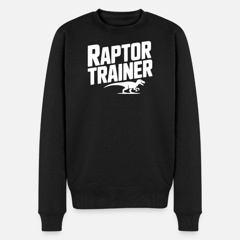 Raptor Trainer - Männer Premium Bio Pullover - Schwarz