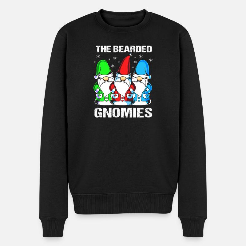 Gnome Bart - Pull Premium bio Homme - noir