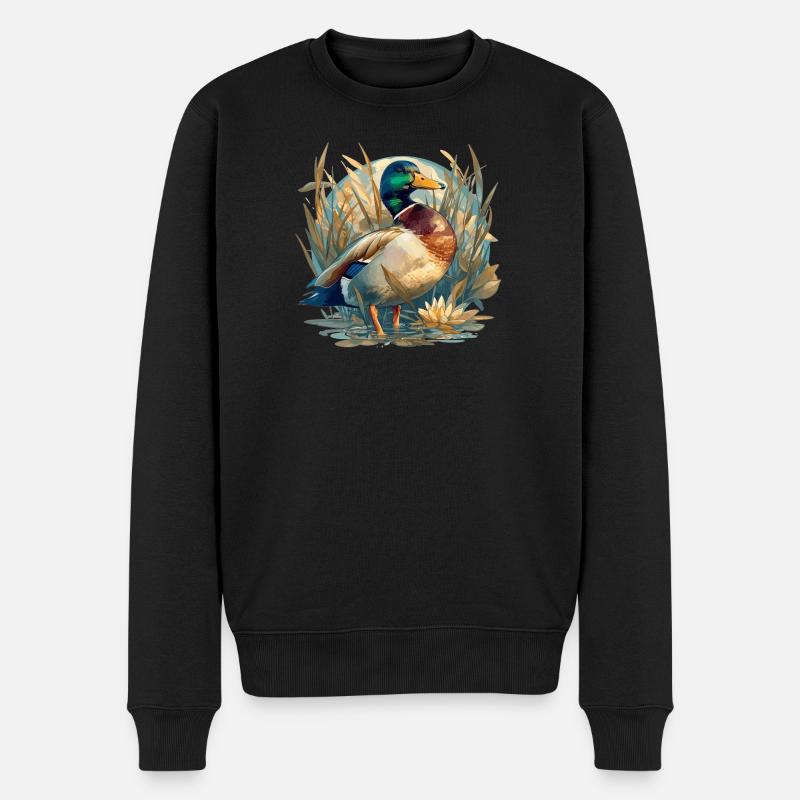 Canards Canard - Pull Premium bio Homme - noir