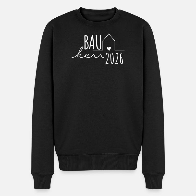 Constructeur 2026 - Builders Partnerlook Hausbau - Pull Premium bio Homme - noir