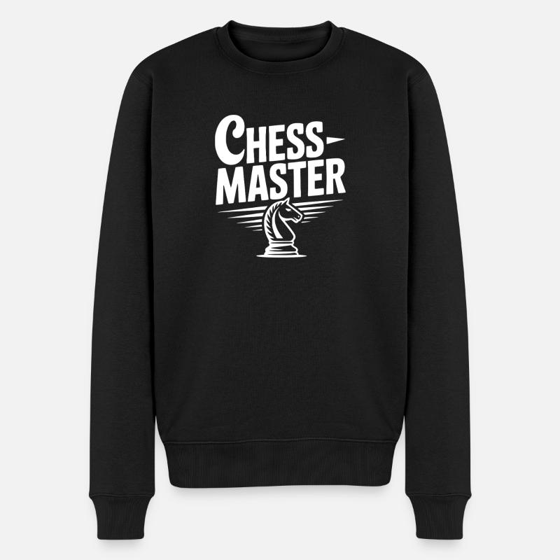 Maître d’échecs Chevalier - Pull Premium bio Homme - noir