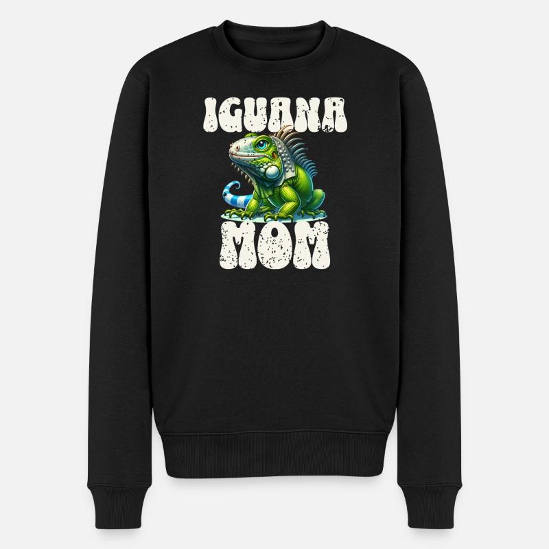 iguane - Pull Premium bio Homme - noir