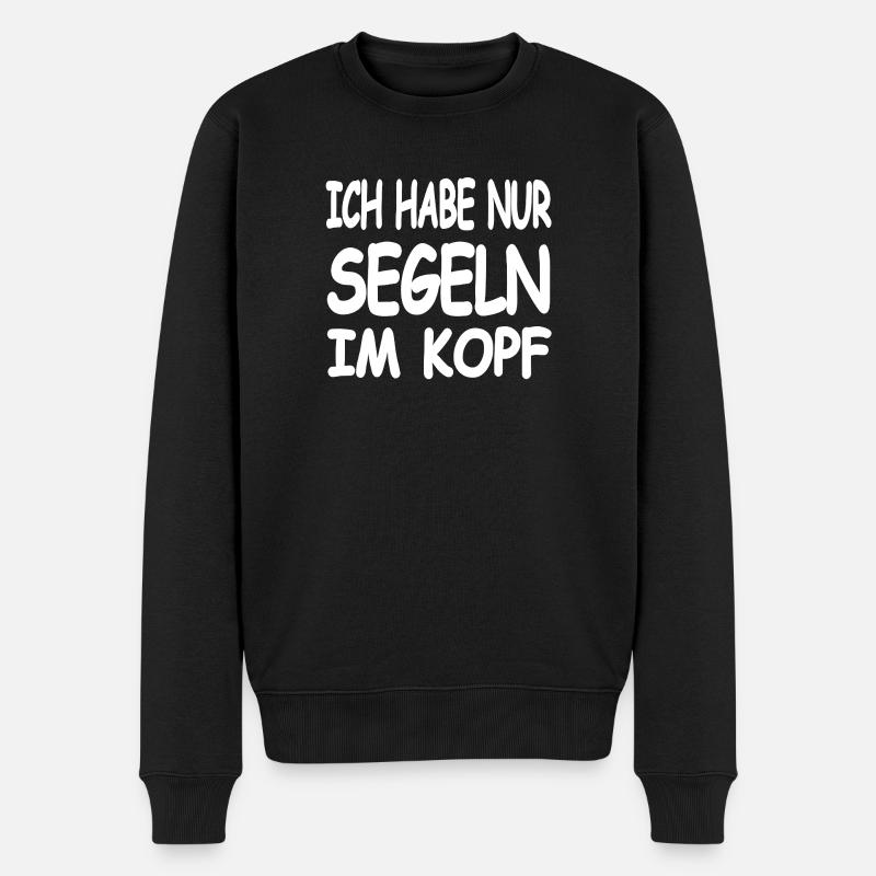 Voile - Pull Premium bio Homme - noir