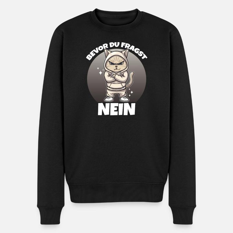 Avant que vous ne demandiez : Non - Pull Premium bio Homme - noir