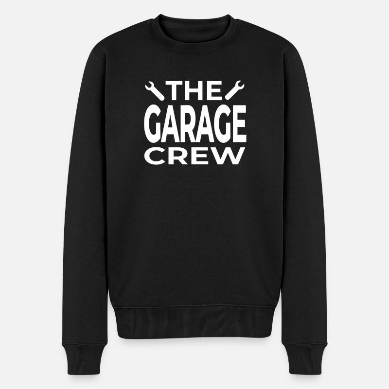 Garage - Männer Premium Bio Pullover - Schwarz