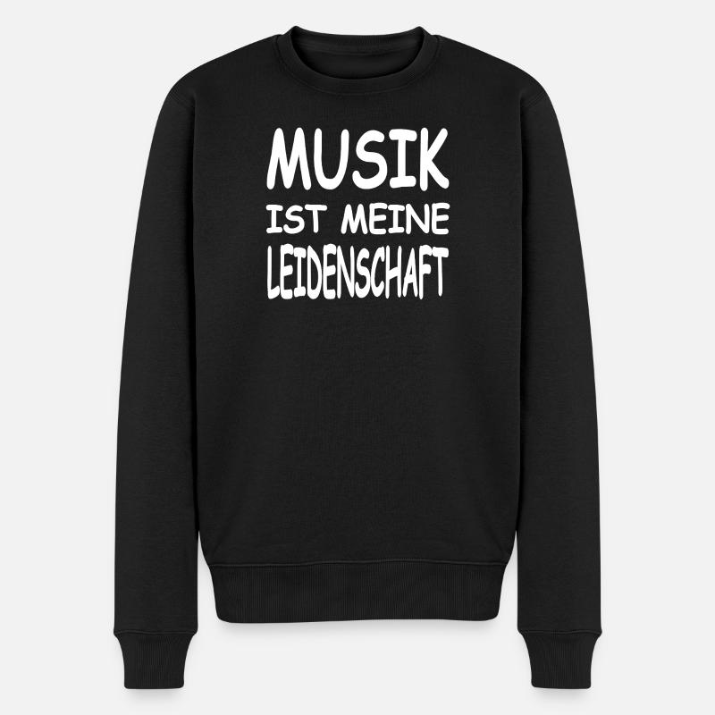 Musique - Pull Premium bio Homme - noir