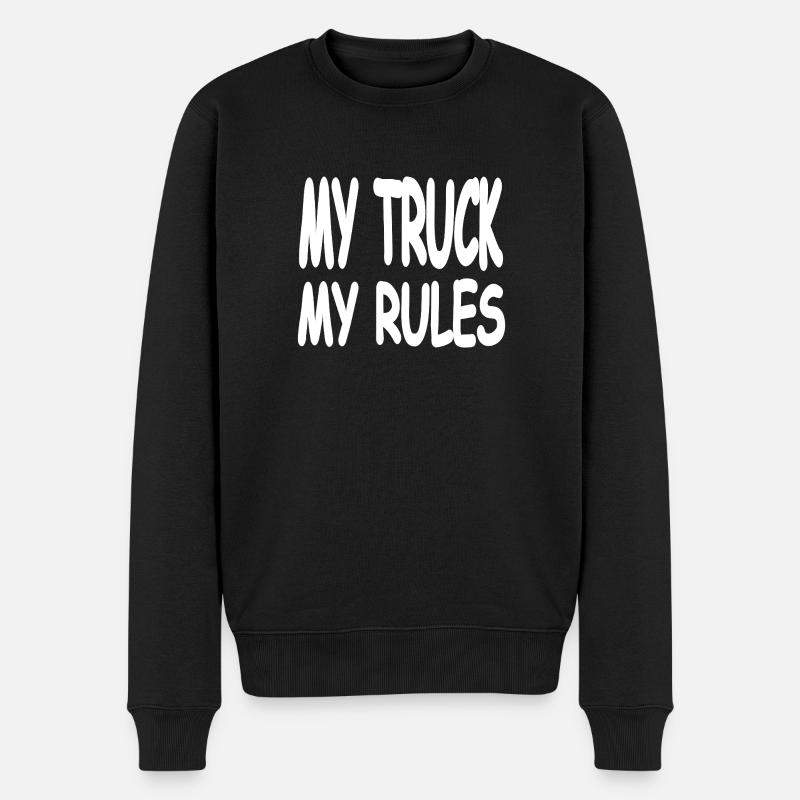 camion - Pull Premium bio Homme - noir