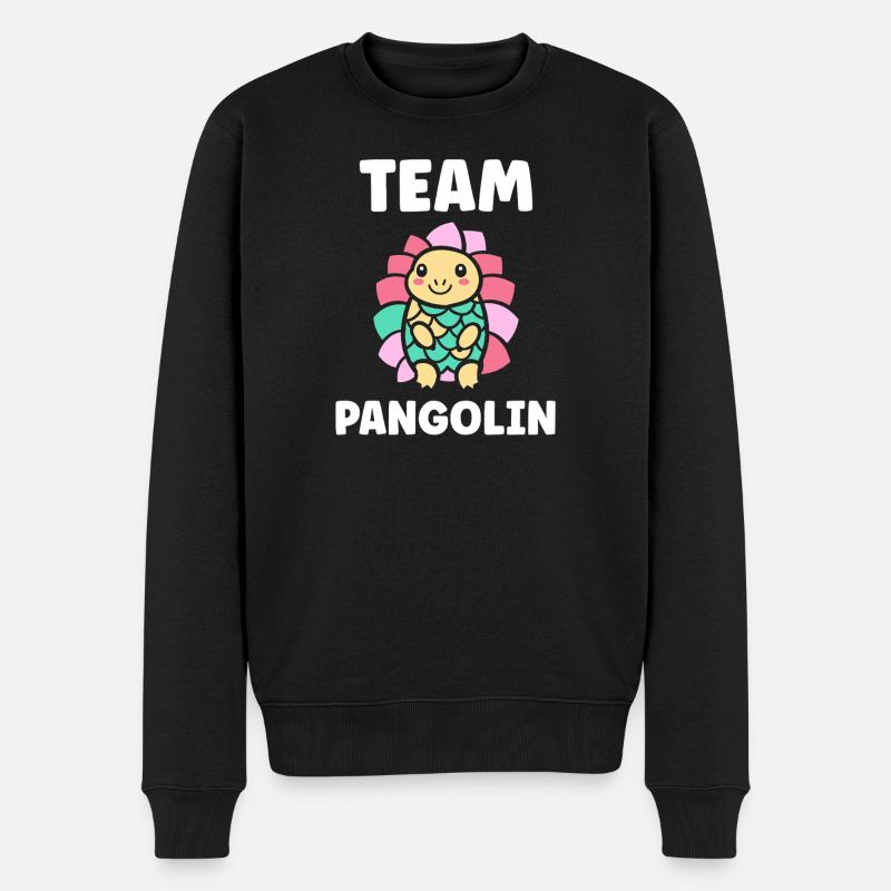 Pangolin Equipe Pastel - Pull Premium bio Homme - noir