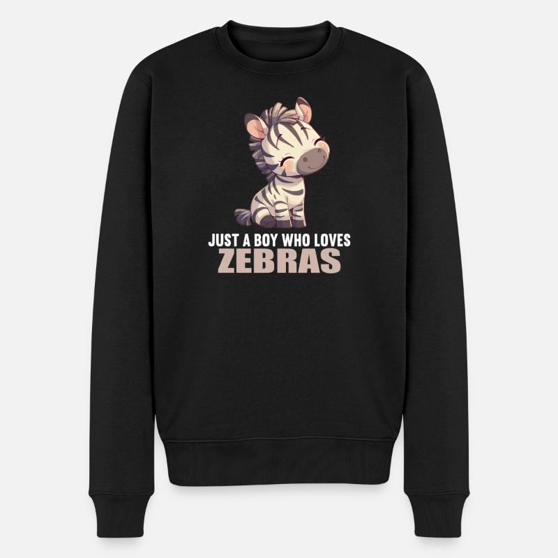 Zèbres Zèbre - Pull Premium bio Homme - noir