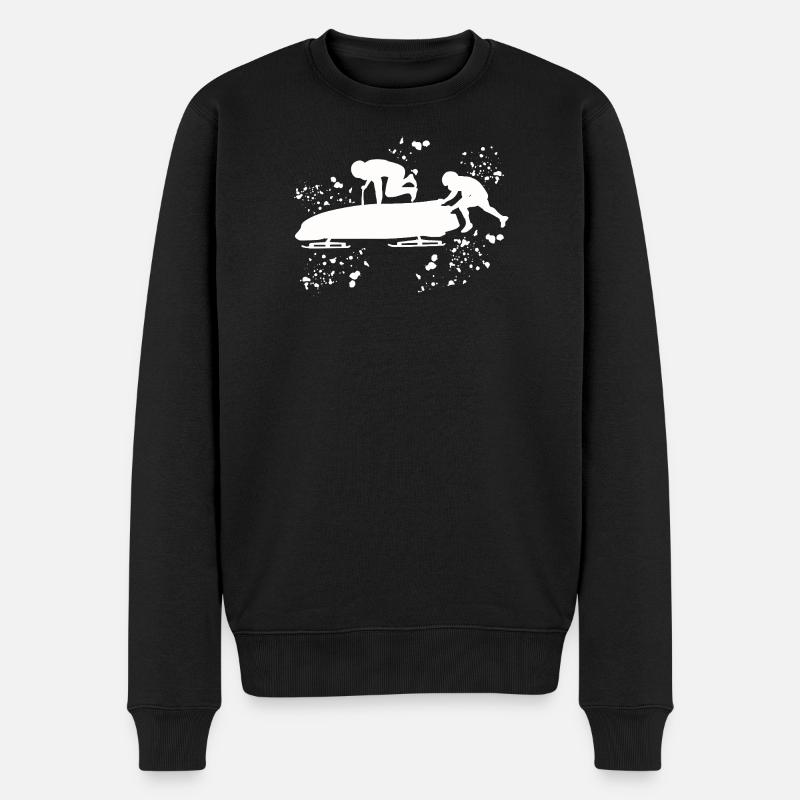 Bob Team Anschieber Bob - Männer Premium Bio Pullover - Schwarz
