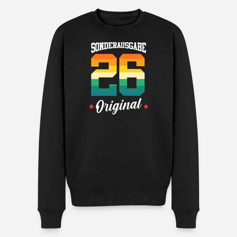 26 Anniversaire - Pull Premium bio Homme - noir