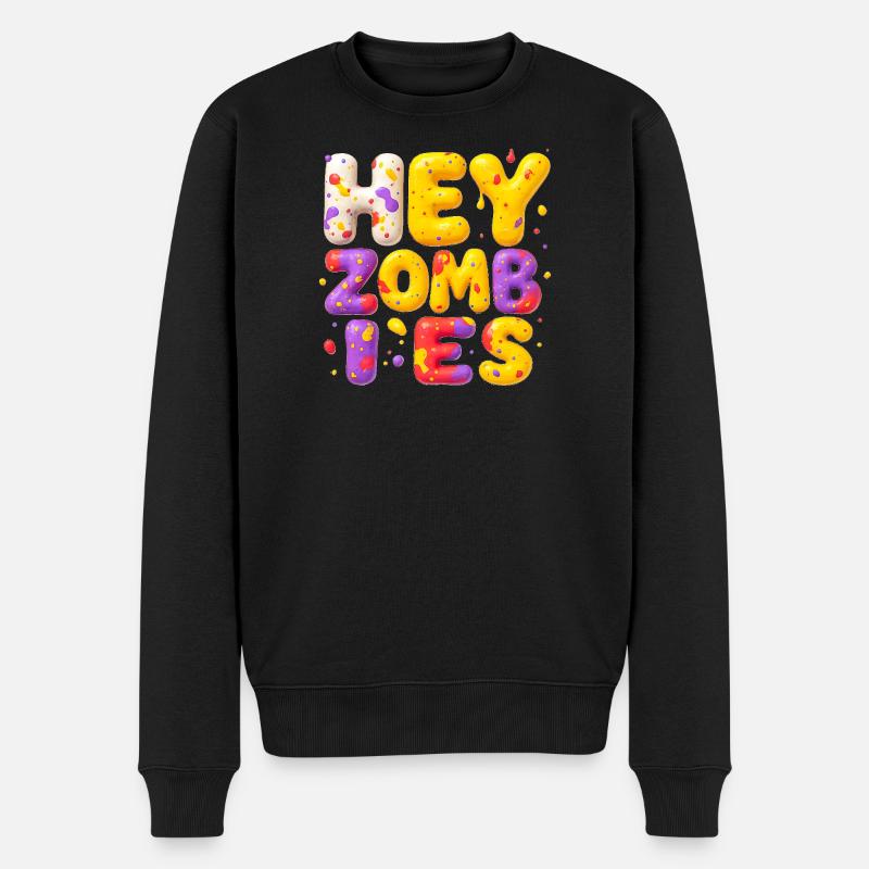 Halloween & Zombie Design Cool Fun - Pull Premium bio Homme - noir