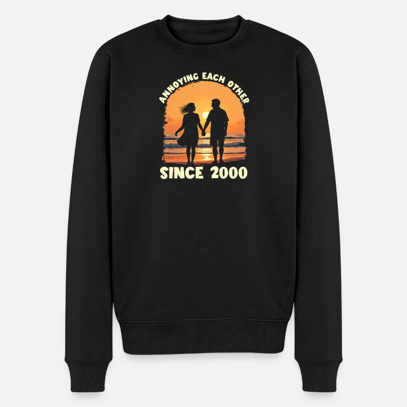 Agacement mutuel depuis le 2000e anniversaire - Pull Premium bio Homme - noir