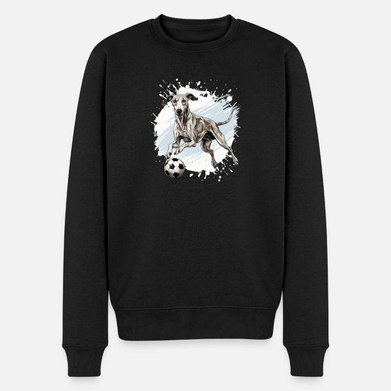 Équipe de football canin Greyhound - Pull Premium bio Homme - noir