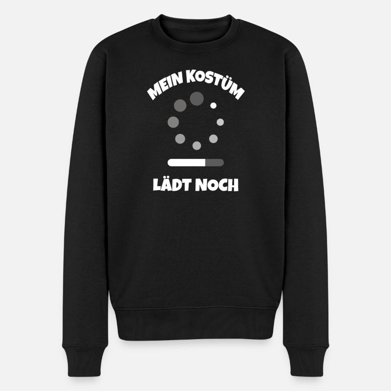 My costume is still loading - Men's Premium Organic Jumper - black